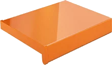 Подоконник пластиковый Crystallit Design Оранж глянцевый
