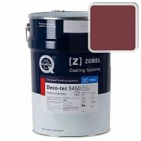 Краска для дерева ZOBEL Deco-tec 5450C RAL 3004 акриловая шелковисто-матовая