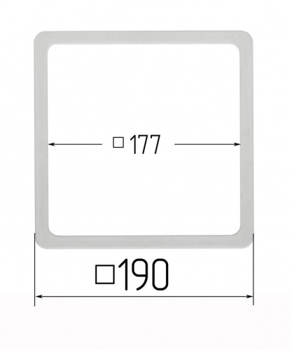 Термоквадрат для светильников 180х180-200х200 фото 4