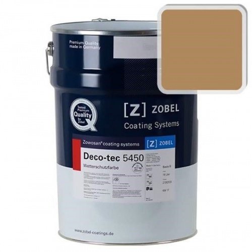 Краска для дерева ZOBEL Deco-tec 5450B RAL 1011 акриловая шелковисто-матовая фото 4