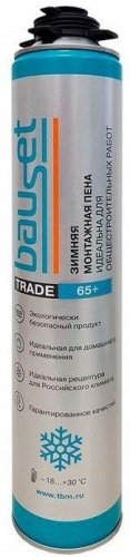  Пена профессиональная Bauset TRADE 65+ зимняя (-18С)