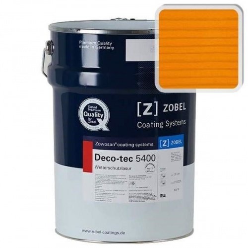 Лак фасадный ZOBEL Deco-tec 5400/5420, Orange 2.11 шелковисто-матовый