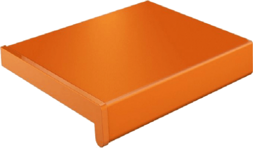 Подоконник пластиковый Crystallit Design Оранж матовый