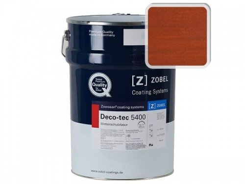 Лак фасадный ZOBEL Deco-tec 5400/5420, "Махагон" шелковисто-матовый фото 5