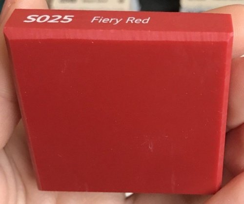 LG HI MACS коллекция Solid S25 Fiery-Red фото 3