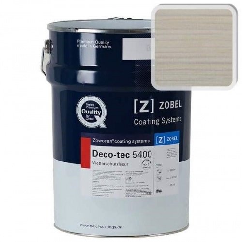 Лак фасадный ZOBEL Deco-tec 5400/5420, Weiss 0.20 шелковисто-матовый