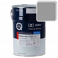 Краска для дерева ZOBEL Deco-tec 5450B RAL 7037 акриловая шелковисто-матовая