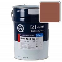 Краска для дерева ZOBEL Deco-tec 5450C RAL 8004 акриловая шелковисто-матовая