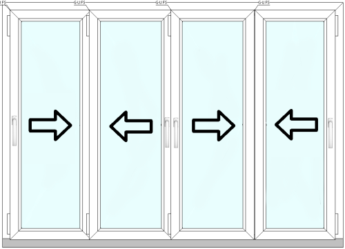 HS-Portal схема F Ширина (Maximum 13500mm*)