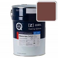 Краска для дерева ZOBEL Deco-tec 5450C RAL 3009 акриловая шелковисто-матовая