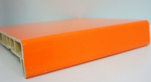 Подоконник пластиковый Crystallit Design Оранж матовый фото 2