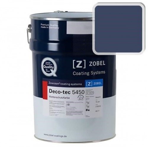Краска для дерева ZOBEL Deco-tec 5450C RAL 5013 акриловая шелковисто-матовая